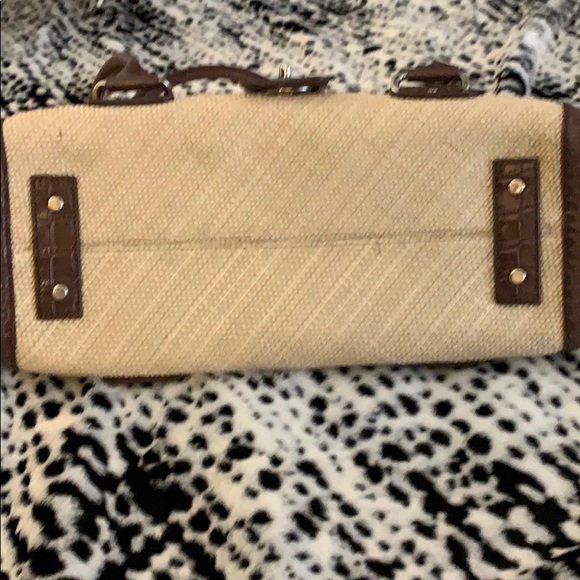 Antonio Melani straw and leather purse - Picture 3 of 5